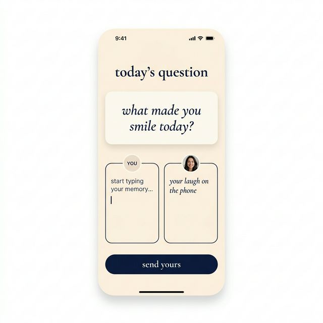 Nelo app: daily check-in question